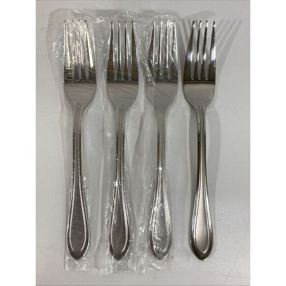 Oneida Joann Flatware NEW Dinner Fork Set Of (4) 8” - Picture 1 of 5